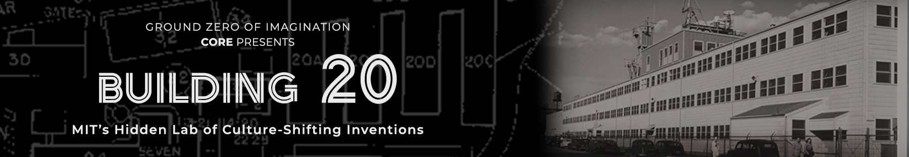 Banner for MIT Building 20