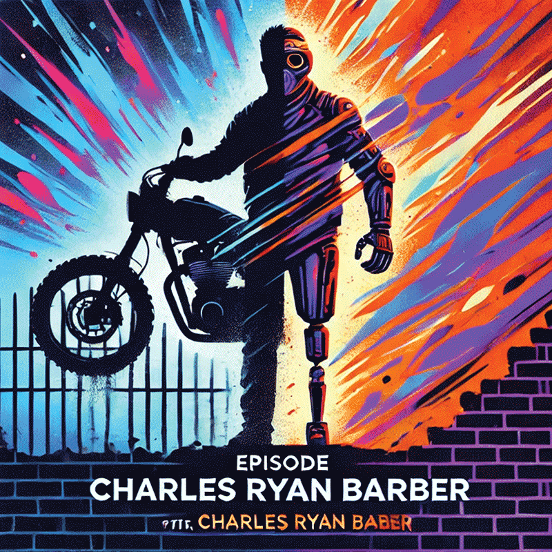 Cyborg Charles Ryan Barber & Chris Palmore title card