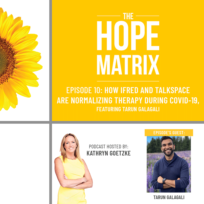 How iFred and Talkspace are Normalizing Therapy during COVID-19, featuring Tarun Galagali title card