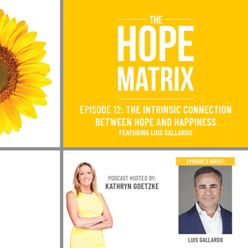 The Intrinsic Connection between Hope and Happiness, featuring Luid Gallardo title card