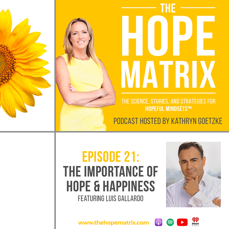 The Importance of Hope & Happiness, featuring Luis Gallardo title card