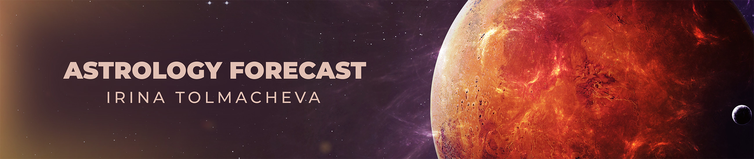 Banner for Astrology Forecast