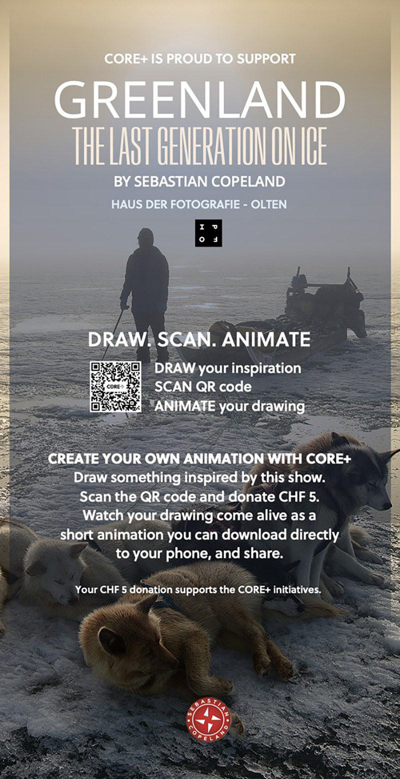 Banner of Sebastian Copeland Draw Scan Animate campaign