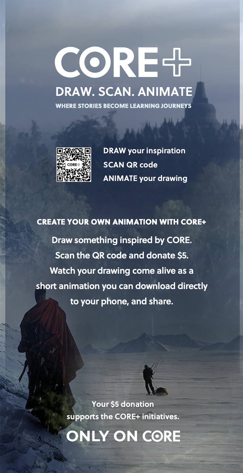 Banner of CORE Plus Draw Scan Animate campaign
